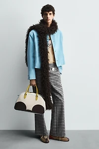 LEATHER CROSSBODY BAG HARRY LAMBERT FOR ZARA X DISNEY