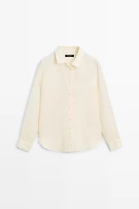 Flowing 100% linen shirt