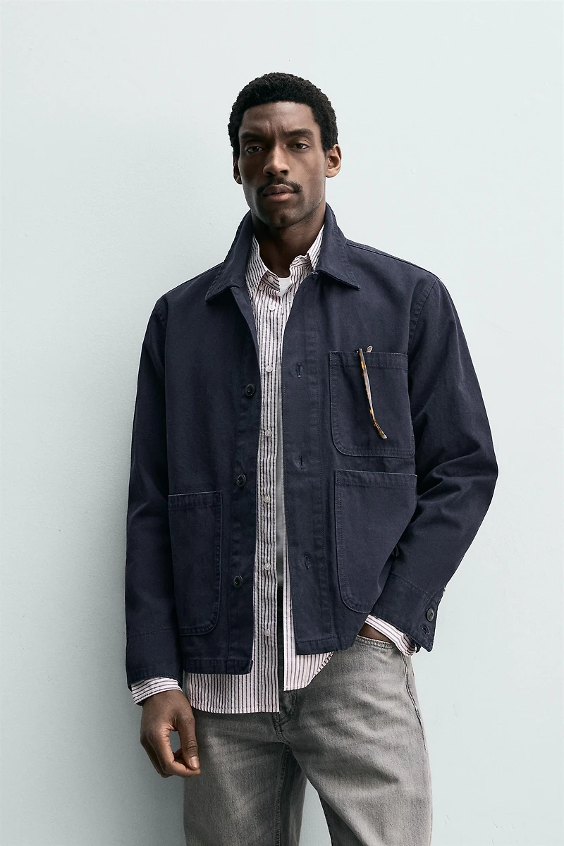 SURCHEMISE EN DENIM REGULAR FIT
