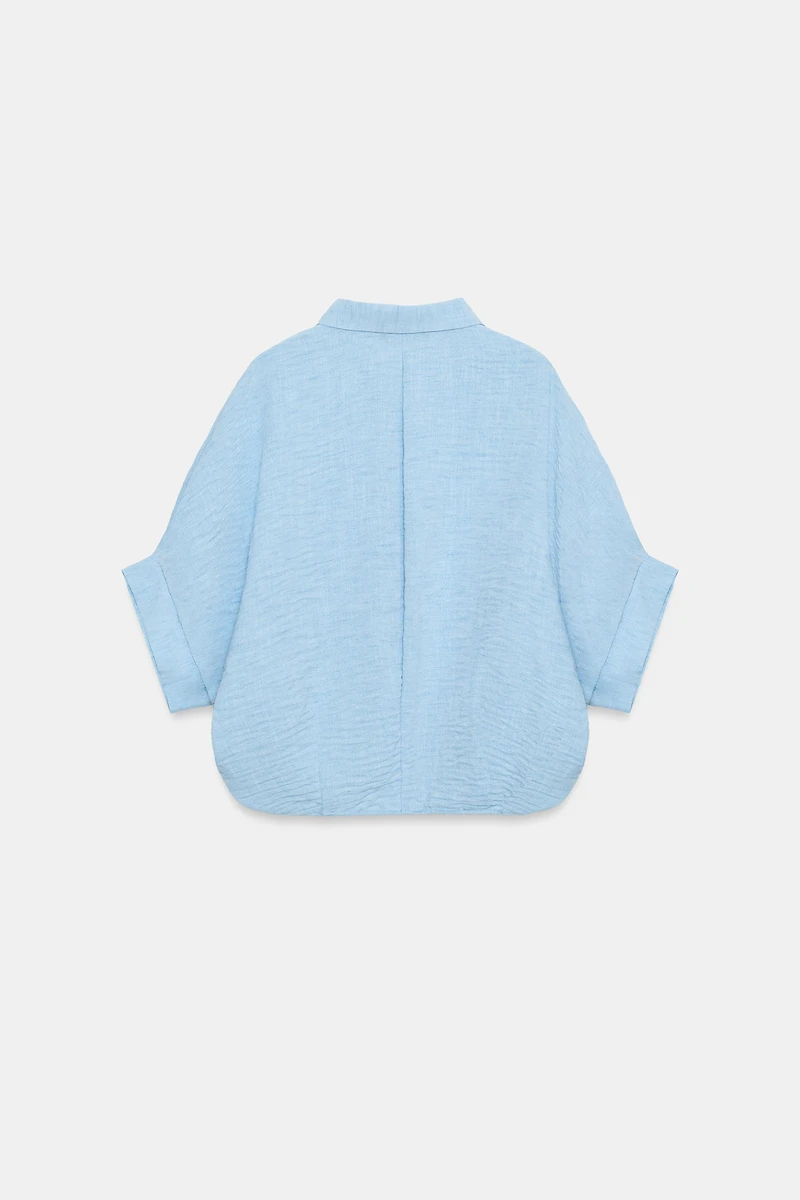 SHORT SLEEVE BALLOON SHIRT