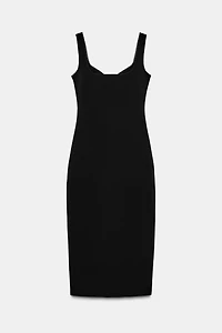 SPARKLY STRETCH MIDI DRESS