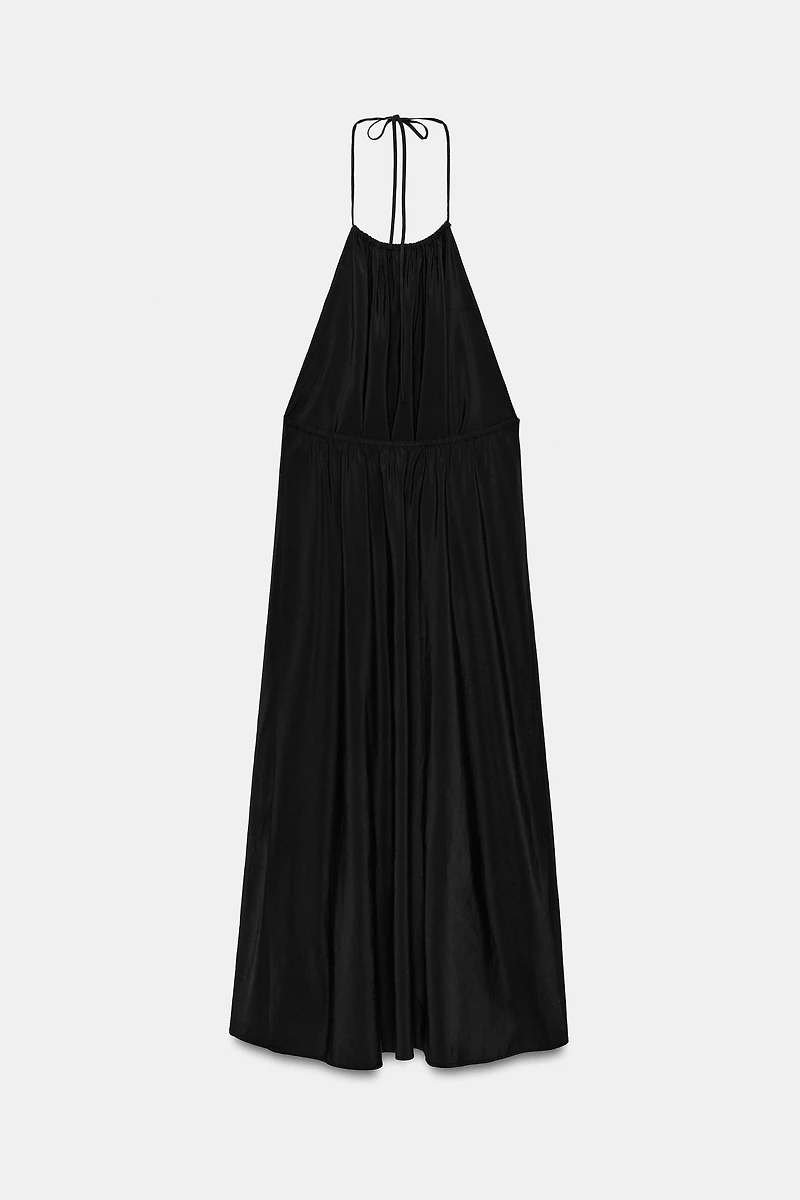 FLOWY HALTER DRESS