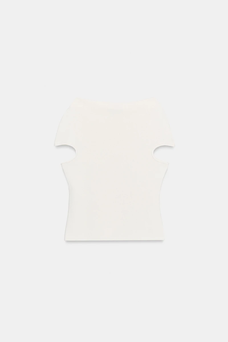 BOAT NECK KNIT TOP