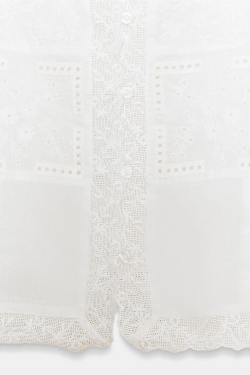 EMBROIDERED STRAP TOP