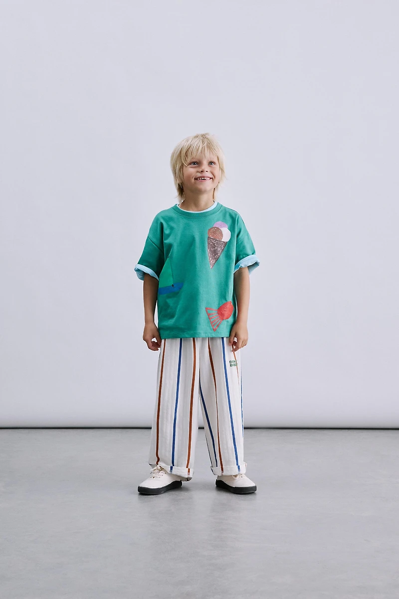 T-SHIRT GLACES ET VOILIERS ISABELLE VANDEPLASSCHE ©