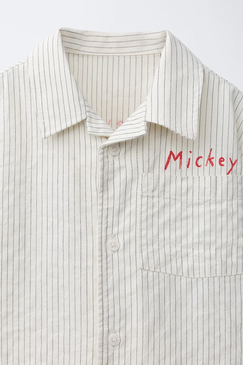 CHEMISE RAYURES MICKEY MOUSE © DISNEY