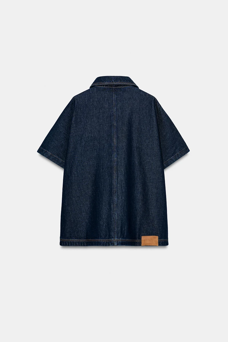 SURCHEMISE Z1975 EN JEAN OVERSIZE