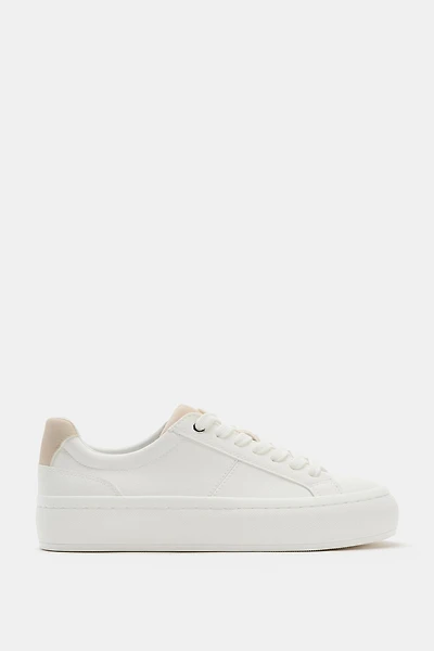 SNEAKERS WITH HEEL DETAIL