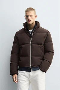 VESTE REMBOURRÉE BOXY FIT DÉPERLANTE