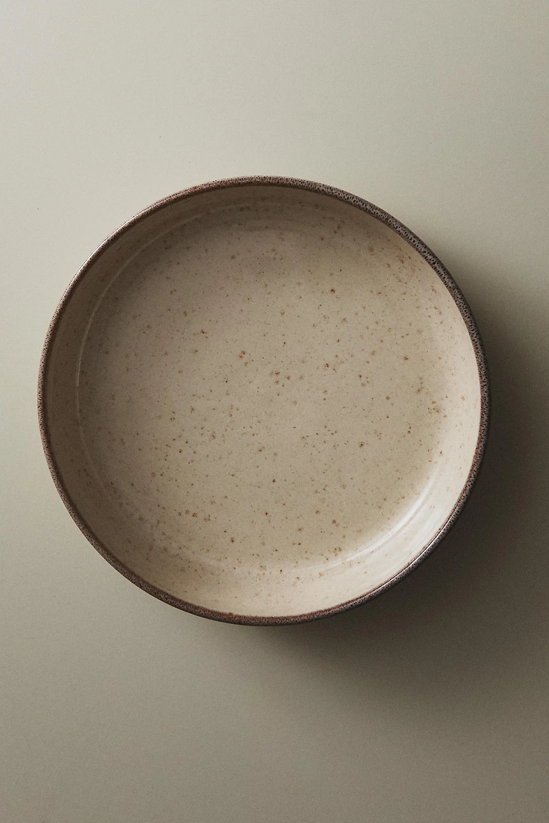 STONEWARE SOUP PLATE