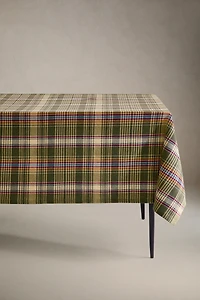 DYED THREAD CHECK TABLECLOTH