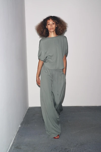 ZW COLLECTION PUFF SLEEVE BLOUSE