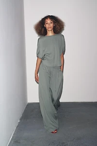 ZW COLLECTION PUFF SLEEVE BLOUSE