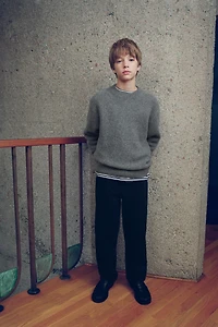 STRIPED LABEL T-SHIRT