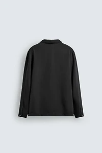 FLOWY TIE SHIRT