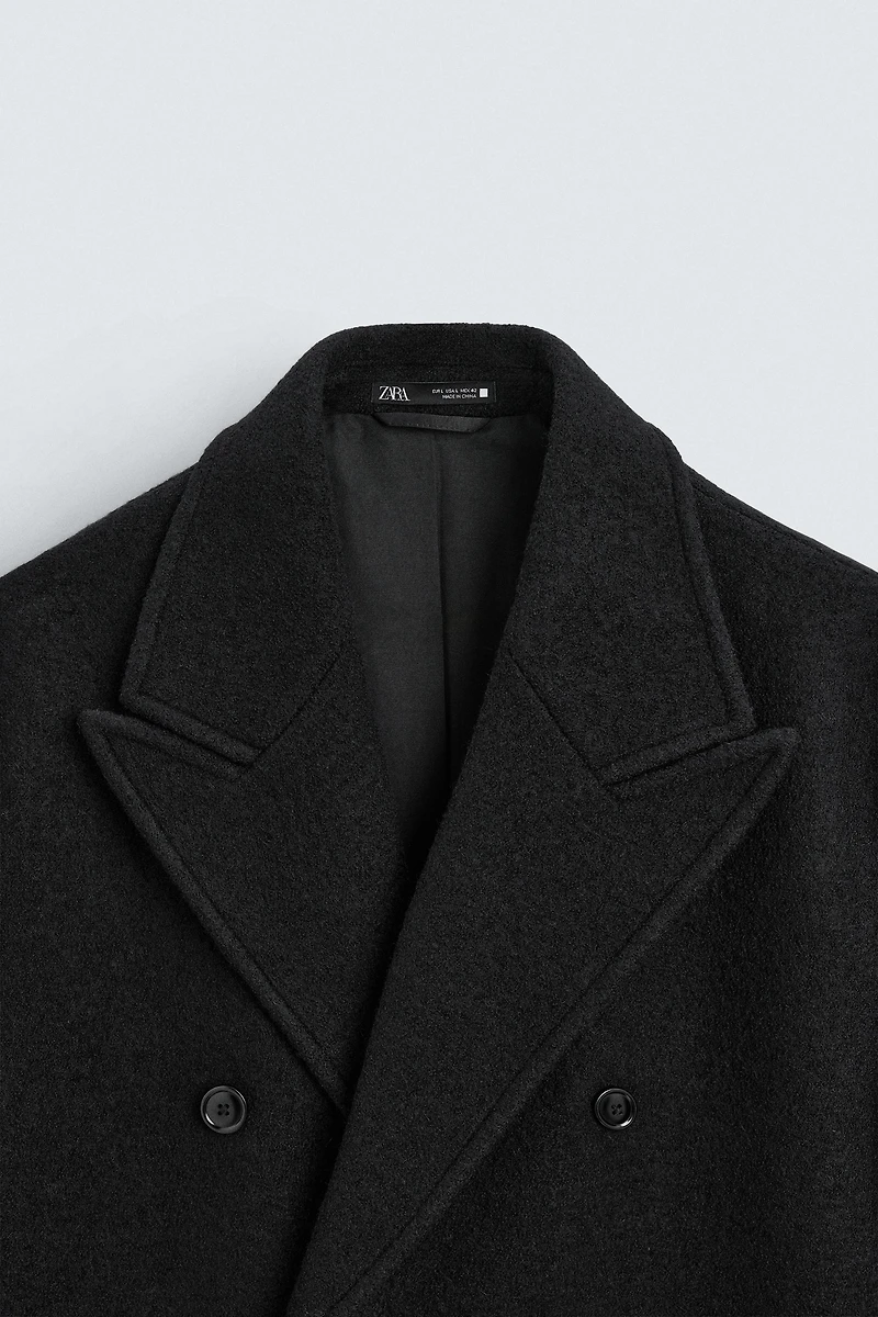 WOOL COAT BOUCLÉ TEXTURE