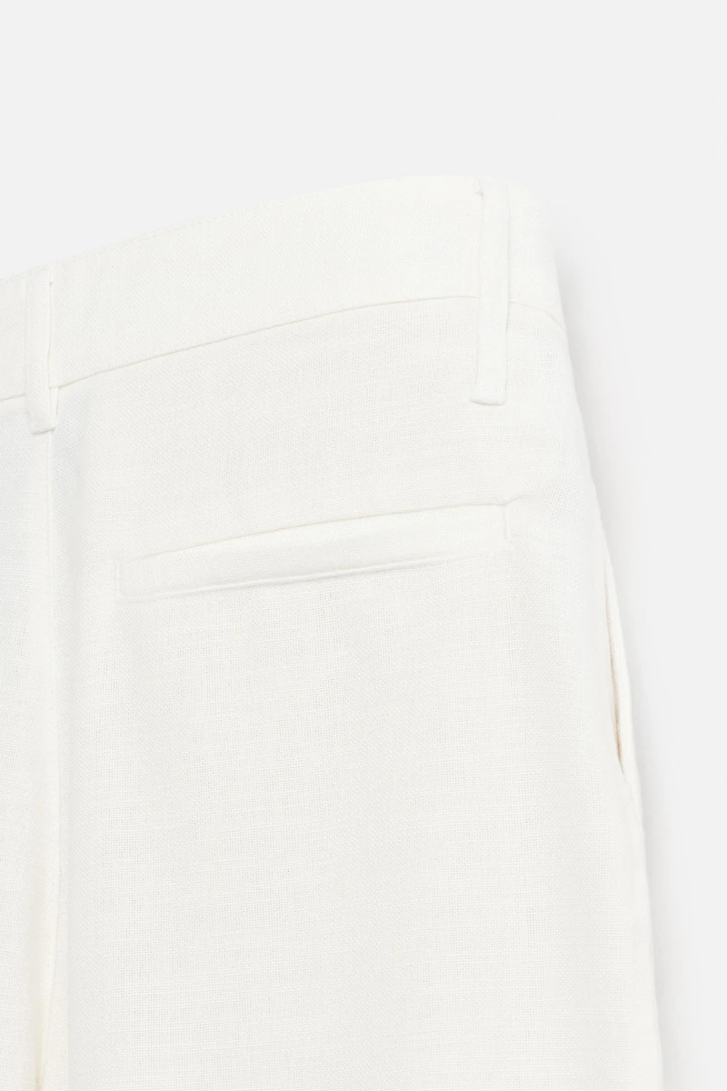 PLEATED RELAXED FIT PANTS