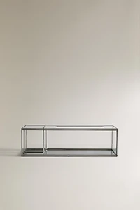 GLASS AND METAL MULTI-PURPOSE TISSUE BOX