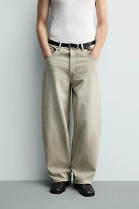 LOOSE FIT CONTRAST JEANS