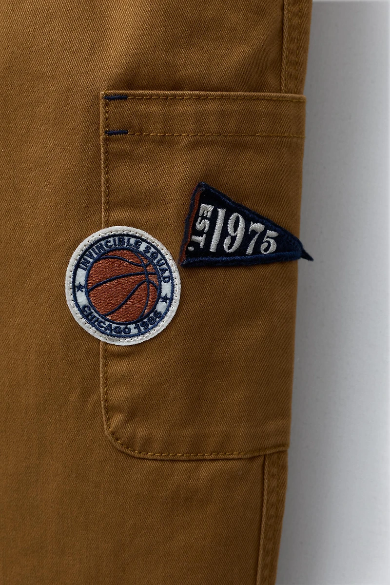PATCH CARGO PANTS