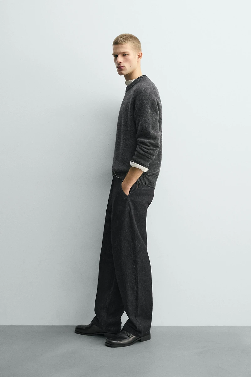 DOUBLE-FACED WOOL JUMPER