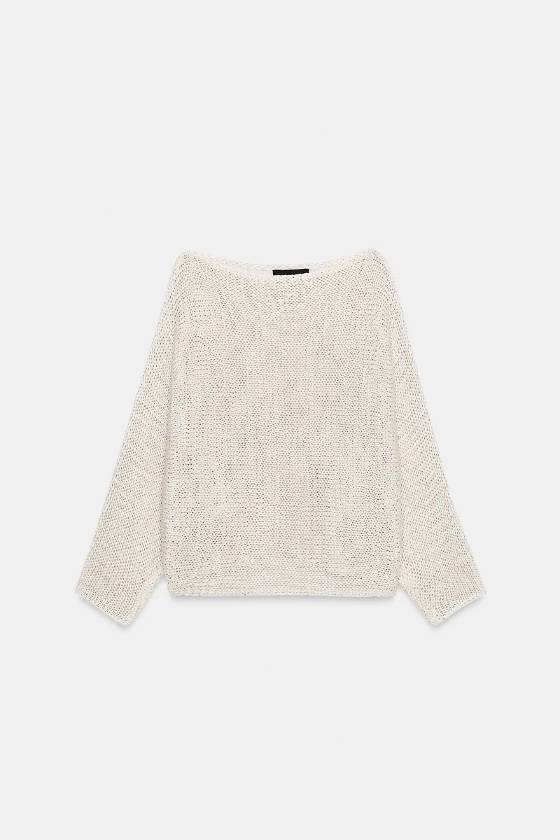 PULL EN MAILLE À MANCHES AMPLES