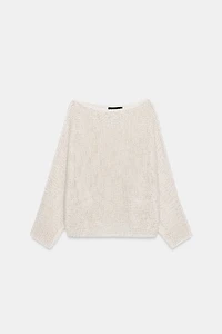 PULL EN MAILLE À MANCHES AMPLES