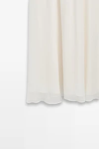 Knit dress with matching detail