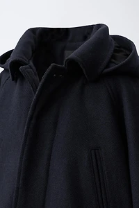 CLOTH HOODIE COAT