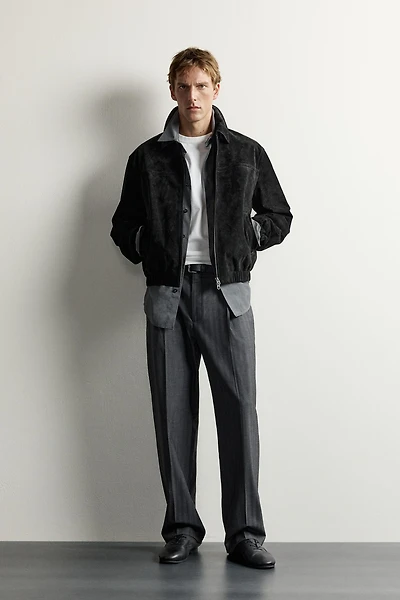 SUEDE LEATHER JACKET