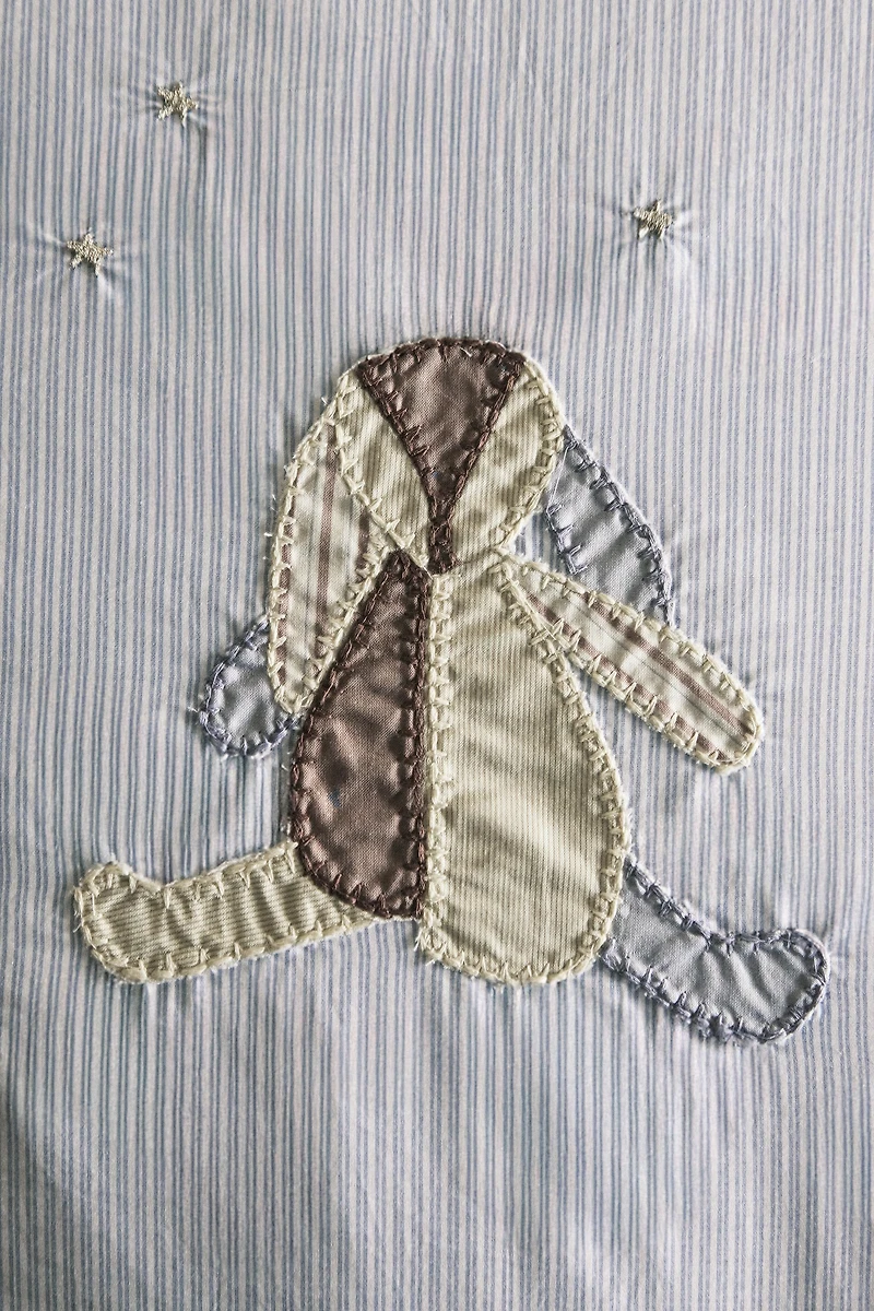 KIDS COTTON RABBIT DUVET COVER