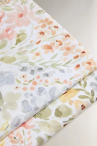 DRAP PLAT IMPRIMÉ FLORAL