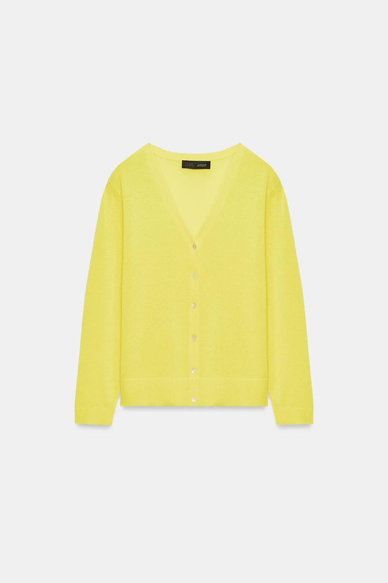 FINE KNIT CARDIGAN