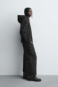 STRIPED BALLOON FIT PANTS