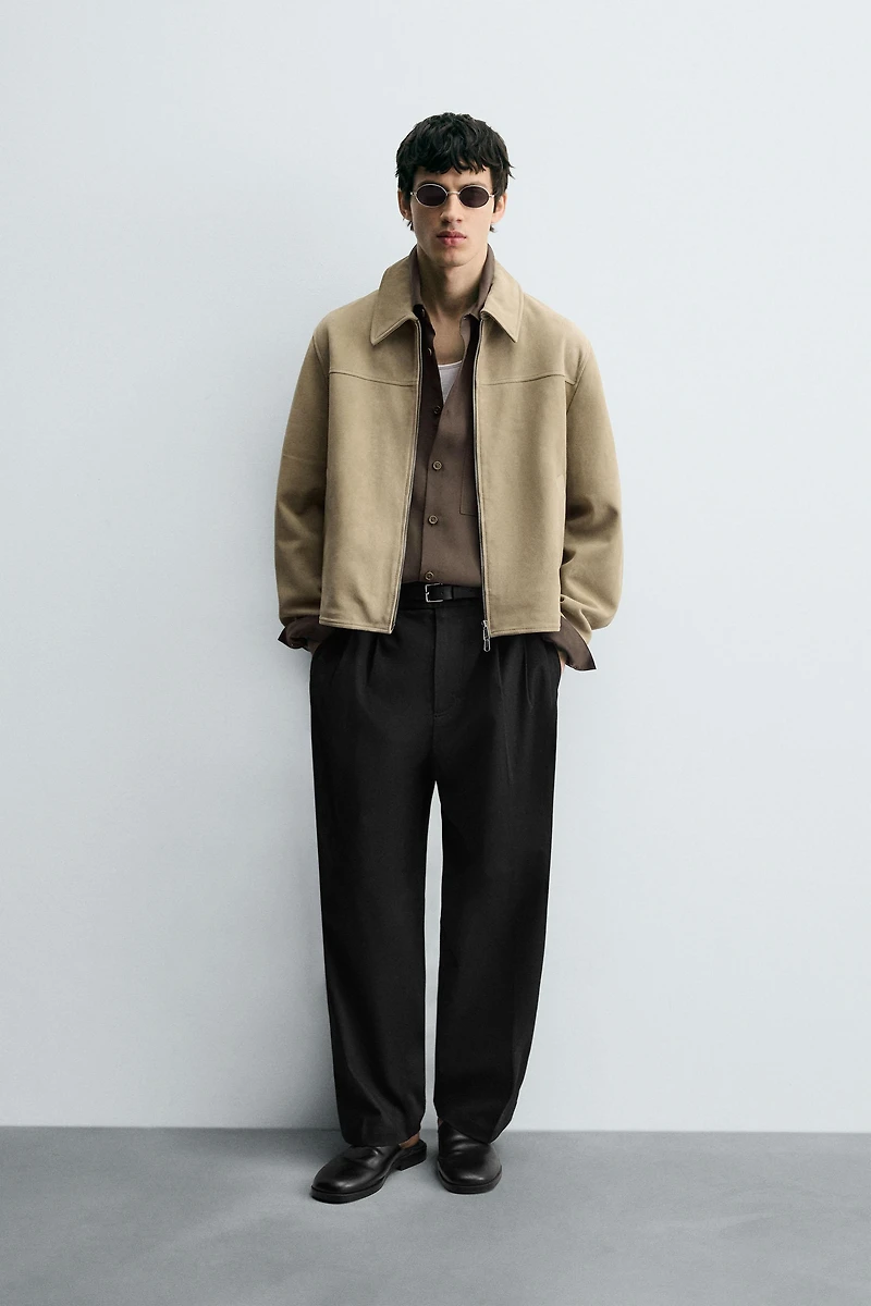 SUEDE LEATHER JACKET