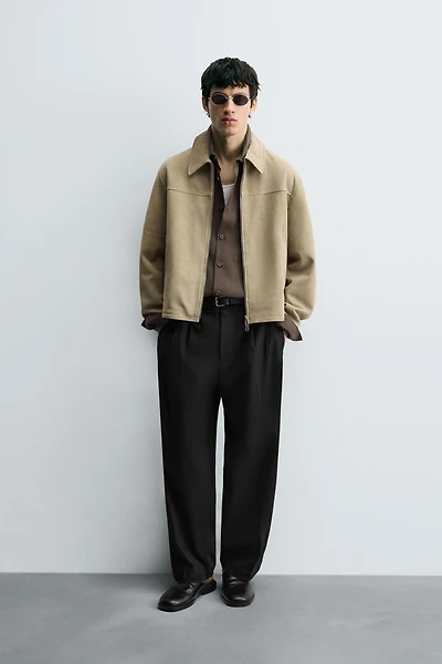 SUEDE LEATHER JACKET
