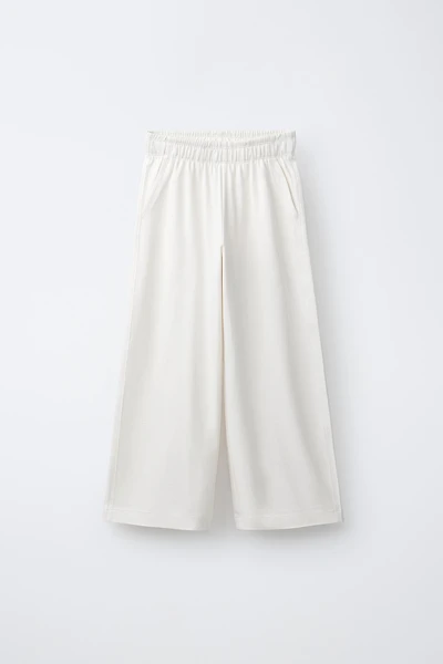 HEAVY JUMPER WIDE LEG PANTS