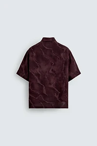 FLOWY TIE-DYE PRINT SHIRT