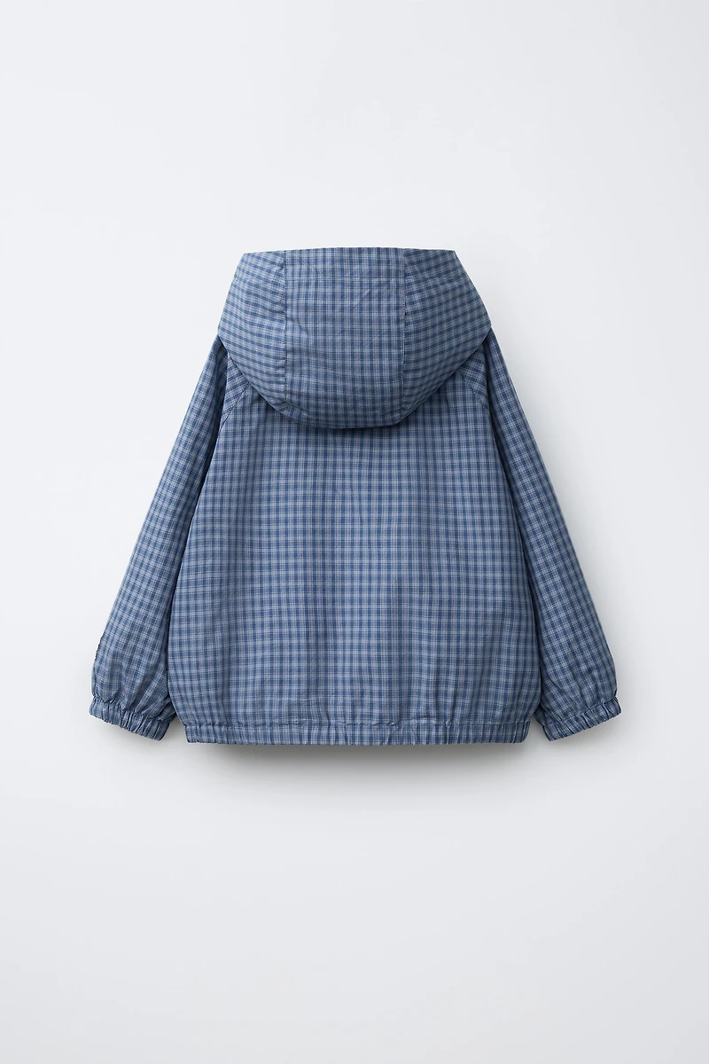 LIGHTWEIGHT PLAID JACKET