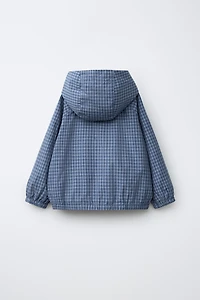 LIGHTWEIGHT PLAID JACKET