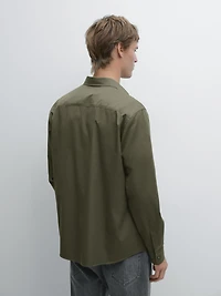 Regular-fit 100% cotton shirt