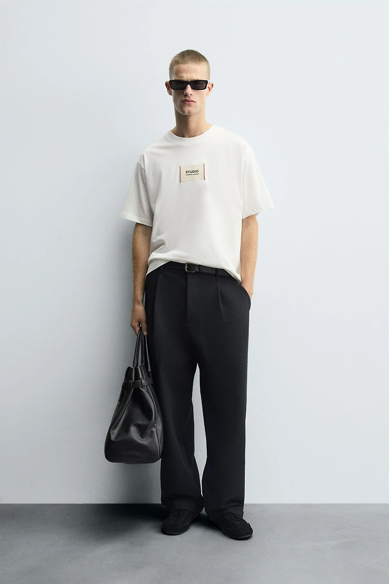 TEXT PATCH T-SHIRT