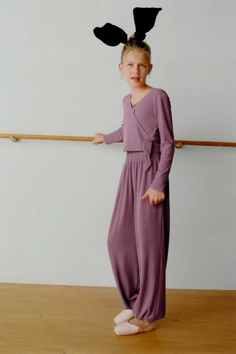 BALLET RIBBED PANTS