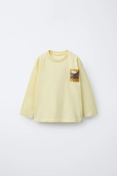 T-SHIRT IMPRIMÉ ÉTIQUETTE