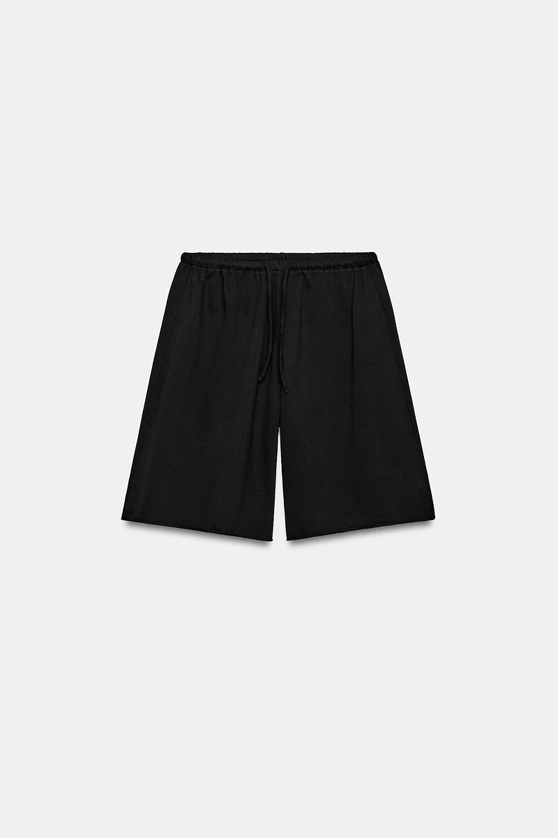COTTON DRAWSTRING SHORTS