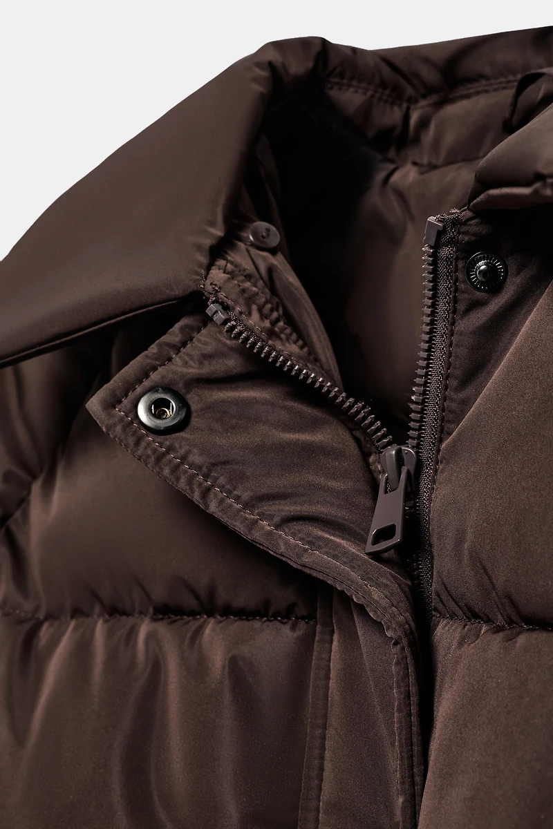 BLOUSON BOMBER MATELASSÉ À REVERS EFFET FOURRURE