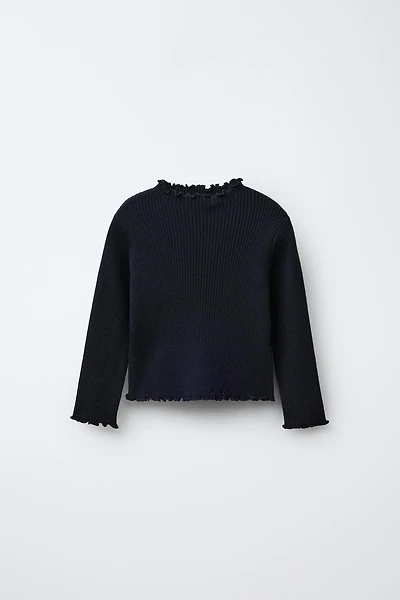 RIBBED KNIT JUMPER