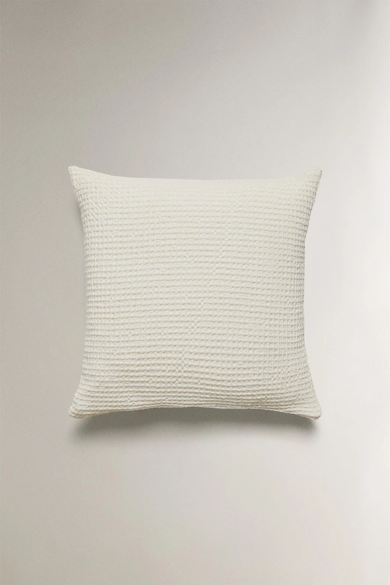HOUSSE DE COUSSIN MINI-WAFFLE