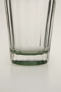 GOBELET VERRE RELIEF BASE COULEUR