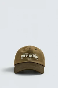 CASQUETTE À VISIÈRE EFFET DAIM